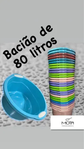 Bacia 80 litros