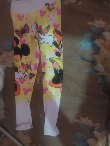 Calça Legging Infantil Minnie Mouse