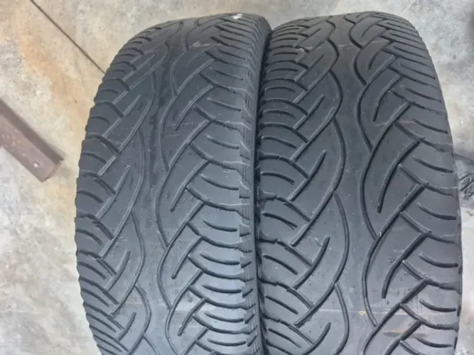 L- PAR DE PNEUS 205/65 R15 CONTINENTAL - quebra galho 