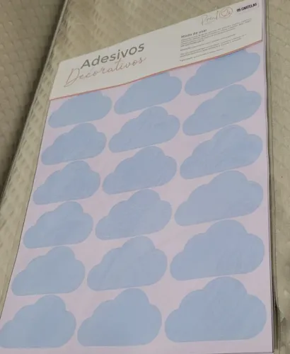 Adesivos Nuvem para Quarto de Bebê