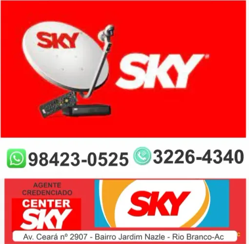 SKY serviços antenas 