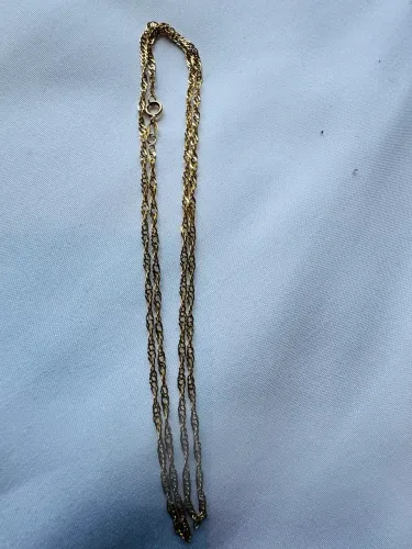 Corrente feminina em ouro 18 750 super brilho
