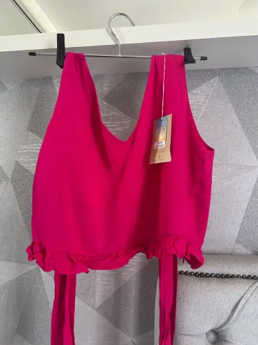 Blusa tecido rosa