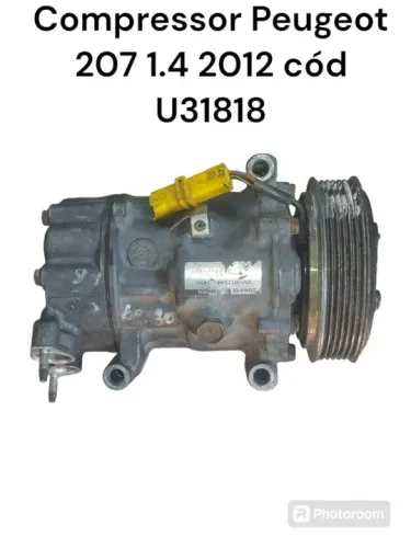 Compressor ar condicionado Peugeot 207 1.4 2012