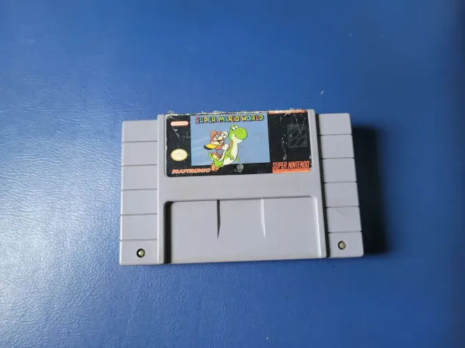 Jogo Mario Word original Super Nintendo 