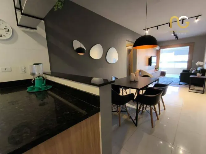 Apartamento com 2 dormitórios à venda, 85 m² por R$ 685.000,00 - Aviação - Praia Grande/SP