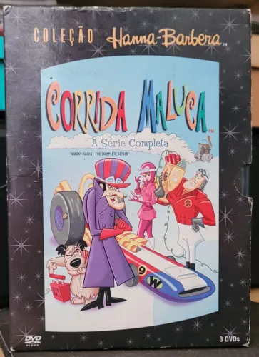 CORRIDA MALUCA - COLEÇÃO HANNA BARBERA - 3 DVDs