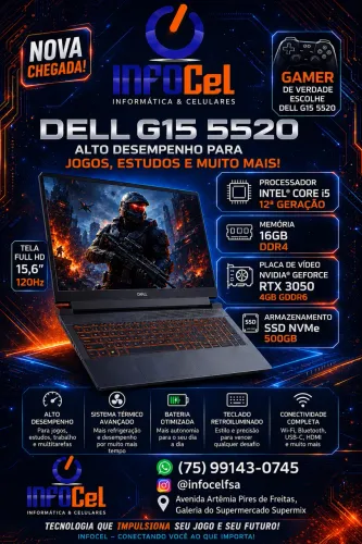 Notebook Gamer Dell G15
