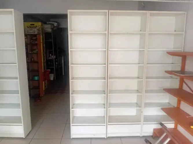 Estante mdf e vidro