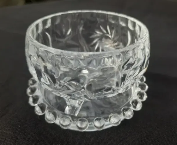 Vaso vintage em cristal Wolf vaso cachepot 5cm x 8cm