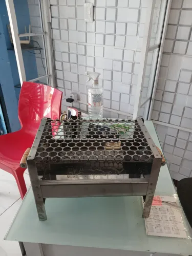 Churrasqueira em aço inox
