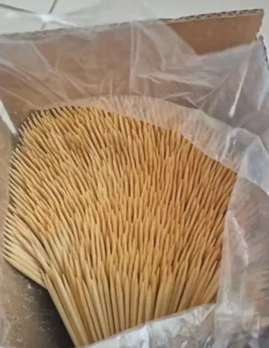 250 palito de espetinho 25 cm