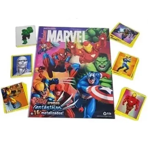 5 Figurinhas do Álbum Heróis Marvel 2009