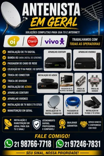 Serviço de Antenista em geral 