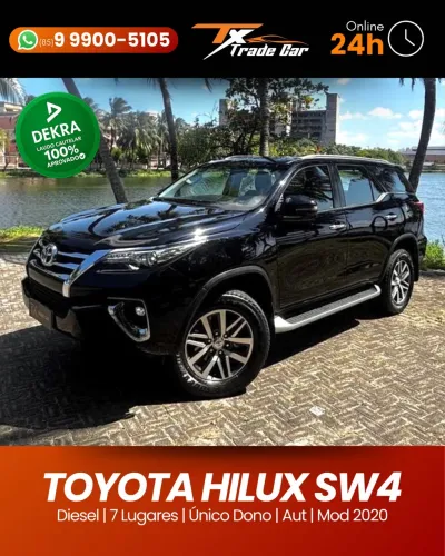 Toyota Hilux SW4 SRX 4X4 2.8 TDI 16V Dies. Aut. 2020