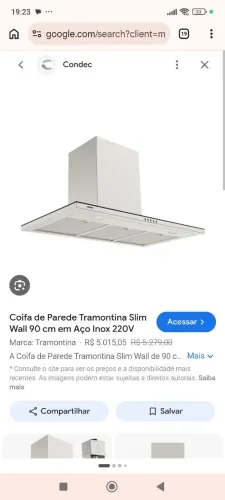 Coifa Tramontina