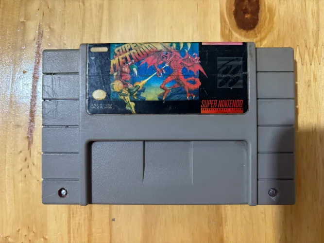 Super Metroid original, Super Nintendo. 