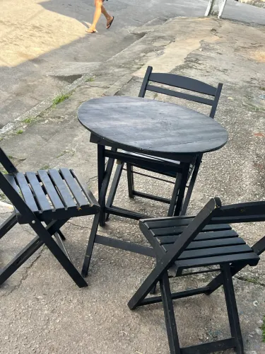 4 jogos de Mesas de madeira para bar e restaurante