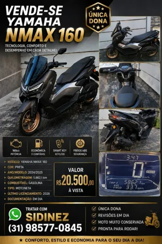 NMAX 24/25 Muito Conservada