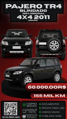 Mitsubishi Pajero TR4 2.0/ 2.0 Flex 16V 4X4 Aut. 2011