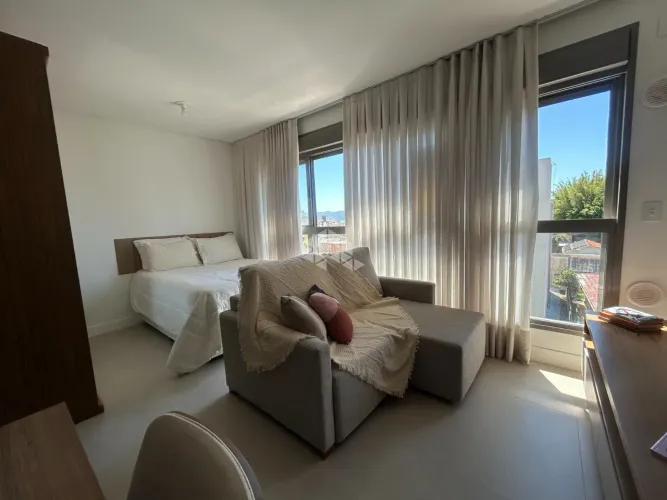 Apartamento semi mobiliado de 1 Quarto com Garagem e Lazer Completo no Estreito - Florianó