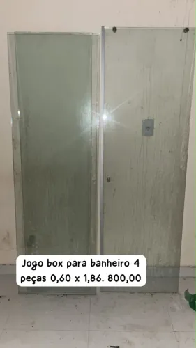 VÁRIOS VIDROS E BOX BANHEIRO