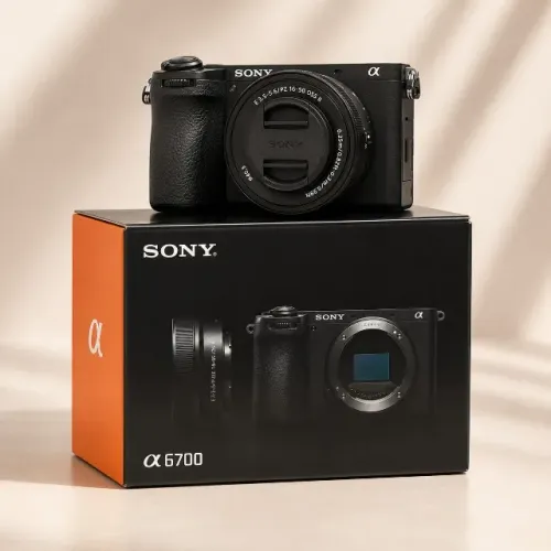 CÂMERA SONY A6700 Kit 16-50MM F/3.5-5.6 Oss II - NOVA