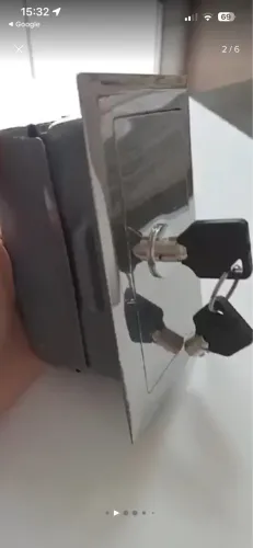 Caixa  Proteção Para Botoeira De Porta De Aço Automática