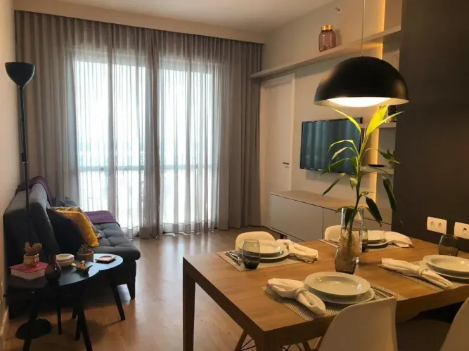 Apartamento 1 Quarto Distribuído Em 47M² E 1 Vaga De Garagem No Caminho Das Árvores. TON7J