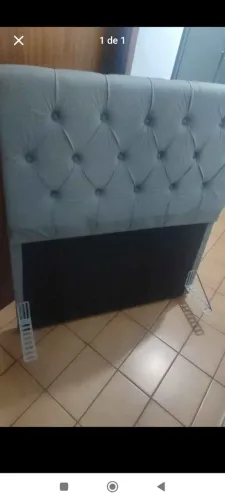 Cabeceira de cama de viúva ou solteiro