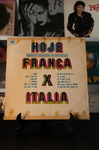 Lp Vinil Orquestra Brasileira De Espetáculos - Hoje França X Itália