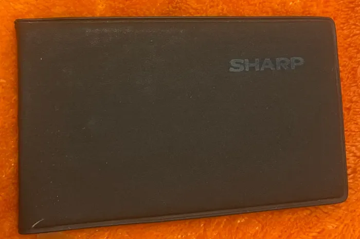 Calculadora Vintage Sharp Elsi Mate EL-863 - Solar - Anos 80 - Com Capa Original