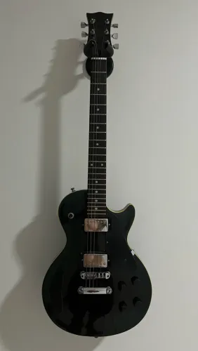 Guitarra Elétrica Golden Les Paul Preta com Degradê Verde