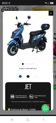 Scooter Jet moto chefe