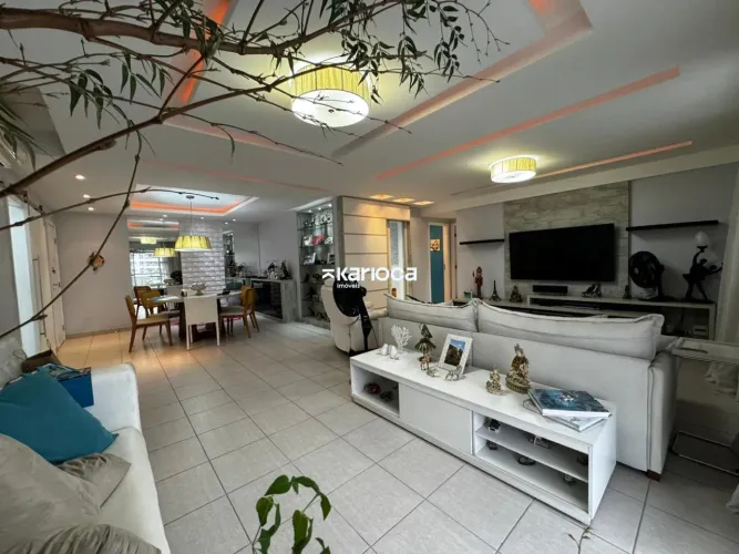 Condomínio Reserva Jardim - Espaçoso Apartamento 150m² à Venda - Cidade Jardim, RJ