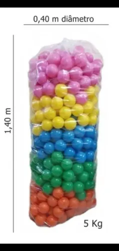 2000 bolinhas coloridas de plástico. Ultra resistentes. <br><br>R$699,00