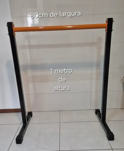 Barra paralela de chão Taurofitness 1 metro de altura e 80 cm de largura