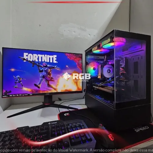 Pc Gamer - Ryzen 7 2700 + RTX 3060 12GB + RAM 32GB + SSD M.2 NVMe 500GB 12X SEM JUROS