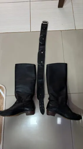 Bota 39 e Guaiaca 80cm de invernada - usados