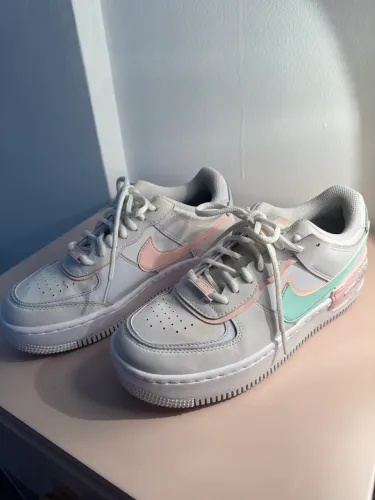 Tênis Nike Air Force 1 Shadow White Atmosphere Mint