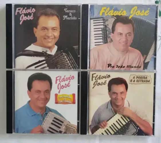 Lote com 10 Cds de Flávio José - Leia a Descrição Por Favor