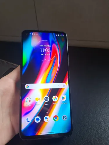 Moto G9 plus - com capinha (sem carregador)