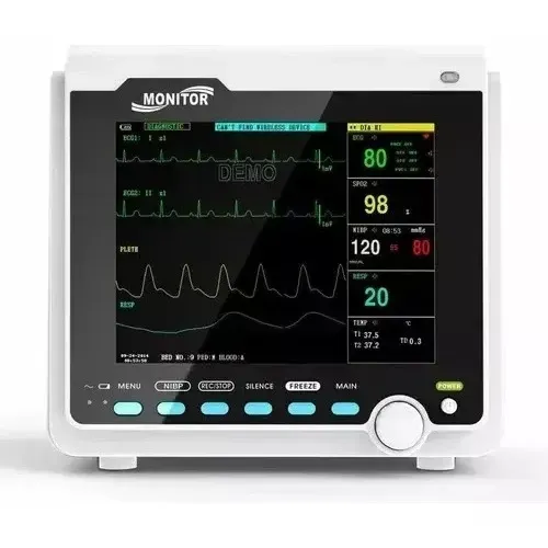 Monitor Multi Paramétrico 8 canais com Tela LCD Colorida de 8" - Contec