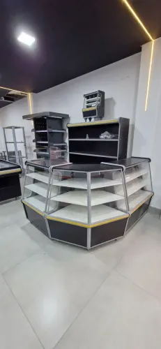 Balcão Vitrine Seco Expositor para Padarias NOVO ART01