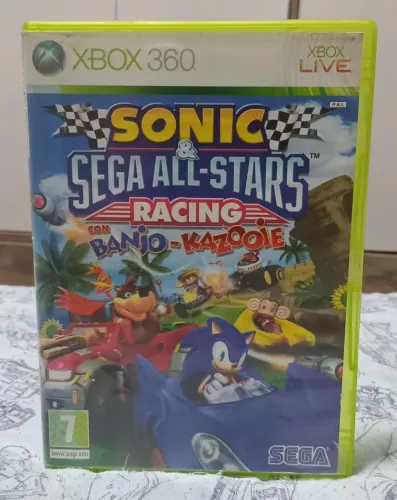 Sonic Sega All Stars Racing Xbox 360 Mídia Física Original NTSC