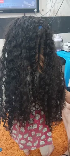 Mega hair cacheado 