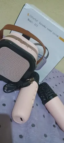 Caixinha bluetooth e dois controles