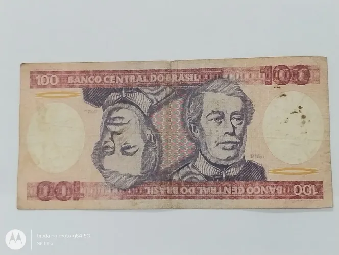 Cédula 100 Cruzeiros 1981 - 1984