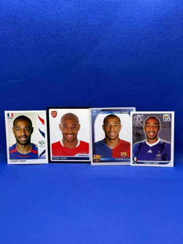 LOTE THIERRY HENRY - 4 FIGURINHAS