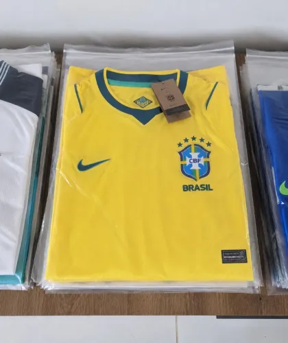 Camisa Brasil 1 - Copa 2026 - Tamanhos GG, G, M, P - 